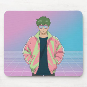Retro 90-tals Anime Estetisk Musmatta
