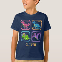 Retro 90-tals arkad dinosauriefigurer