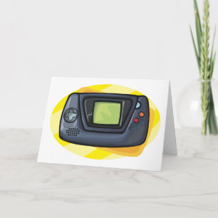Retro 90-tals Handhållen Spelkonsol Gamer Kort