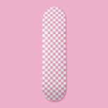Retro 90-tals Mönster Checkboard för Rosa Checkere Mini Skateboard Bräda 18,5 Cm<br><div class="desc">Skateboard för kontrollerbar Mönster Retro 90s-kontrolltavla</div>