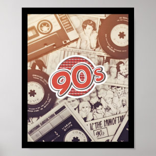 Retro 90-talsestetik – Cette skapar nostalgiska vi Poster