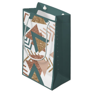 Retro 90s-Abstrakt   70 s Avocado Grönt Ro Guld