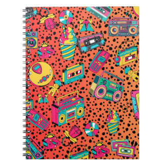 Retro 90s Aesthetic Notebook Anteckningsbok