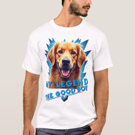 Retro 90s Golden Retriever Mascot Custom Gifts T Shirt