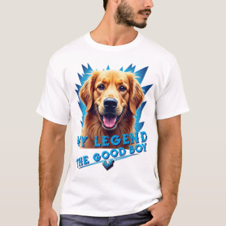 Retro 90s Golden Retriever Mascot Custom Gifts T Shirt