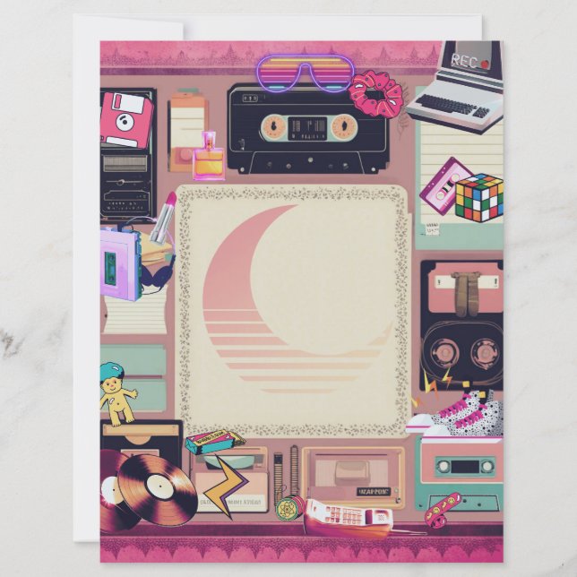 Retro 90's Letterhead (Framsida)