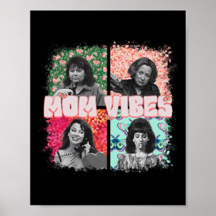 Retro 90's Mamma Vibe Shirt Mors dag Funny Mamma Poster