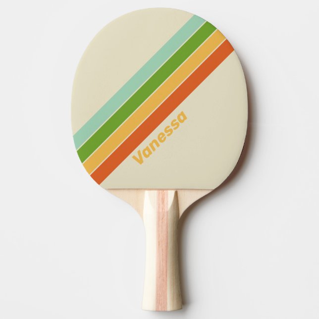 Retro ABC Gatudräkt med namn Pingisracket (Framsidan)