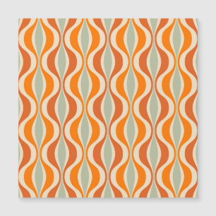 Retro-Abstrakt: 50s-60s Sömlöst Stil