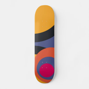 Retro-Abstrakt artikel 3 Mini Skateboard Bräda 18,5 Cm