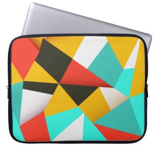Retro-Abstrakt: Färg blandning. Laptop Fodral