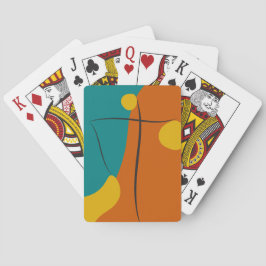 Retro Abstrakt Harmony Casinokort