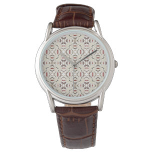 Retro-abstrakt-klocka mönster armbandsur