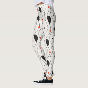 Retro-Abstrakt Leggings