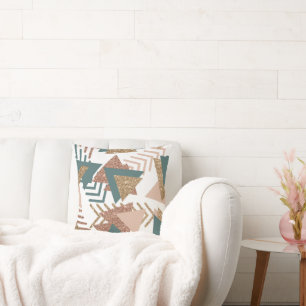 Retro-Abstrakt på 80 sekunder   70-talets Grönt oc Kudde