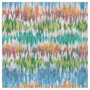 Retro abstrakt randig design i Ikat-stil. Tyg