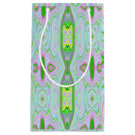 Retro Abstrakt Rosa, Lime Green och Aqua Mönster