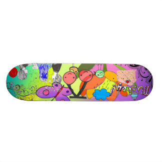 Retro abstrakt Skateboard