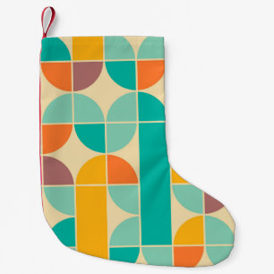Retro-Abstrakt: Trådlös, sömlös design. Liten Julstrumpa