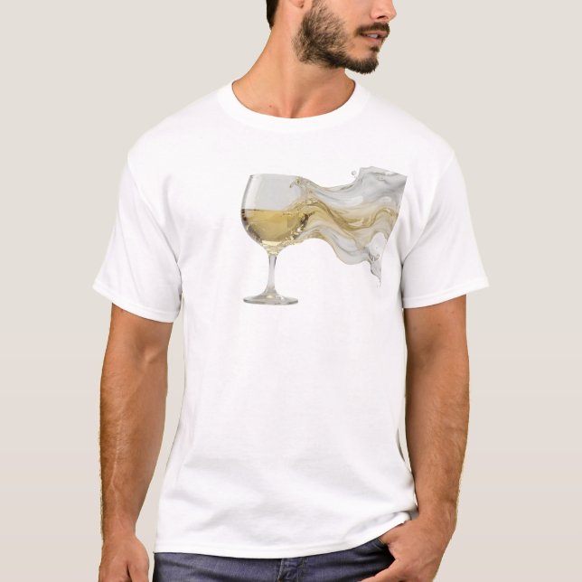 Retro ABSTRAKT VIN Anpassad Skapelse T Shirt (Framsida)