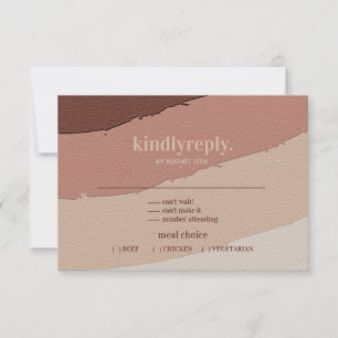 Retro-Abstrakten Minimalist Ivory Dusty Ro OSA Kort