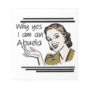 Retro Abuela Gits Anteckningsblock