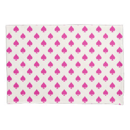 Retro Ace of Spades Mönster Fuchsia Rosa BOHO Chic