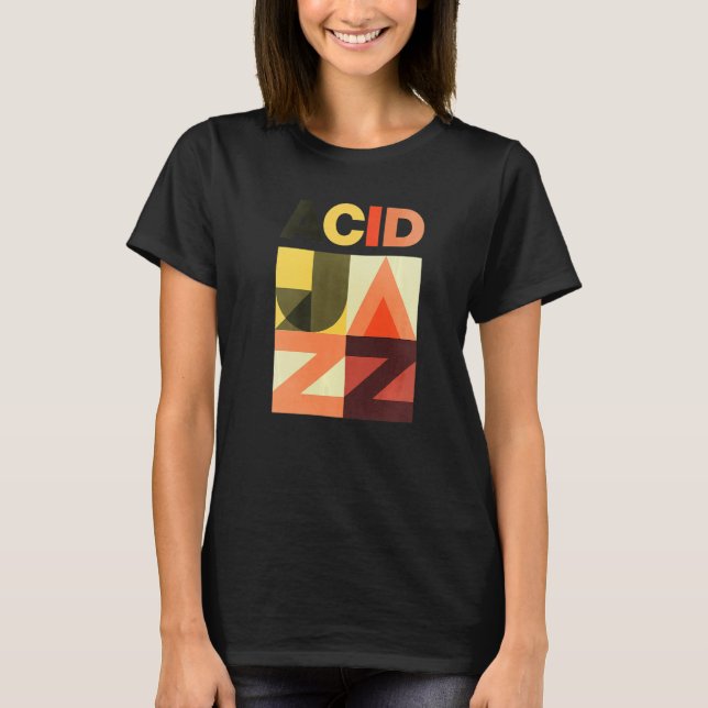 Retro Acid Jazz 90s Jazz Premium T Shirt (Framsida)