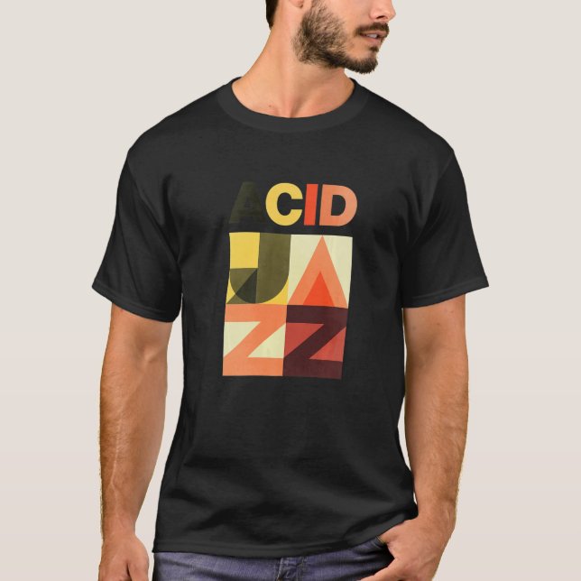 Retro Acid Jazz 90s Jazz Premium T Shirt (Framsida)