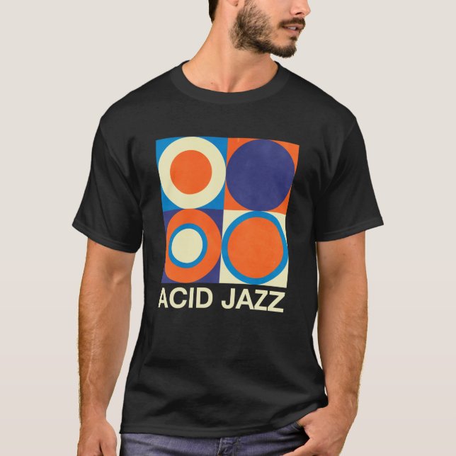 Retro Acid Jazz T Shirt (Framsida)