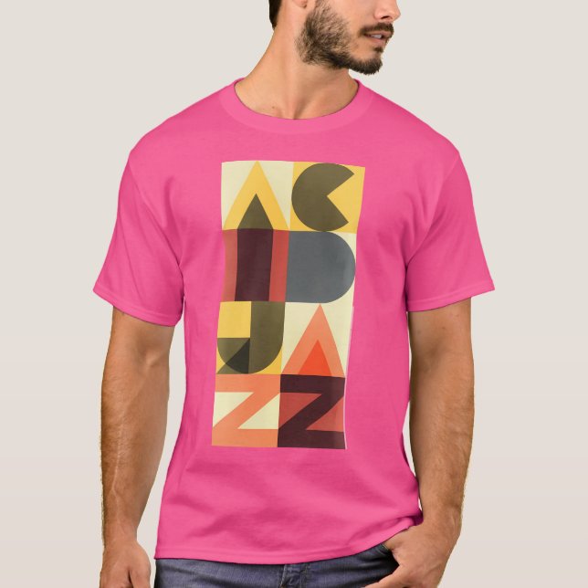 Retro Acid Jazz Tee 90S Jazz (Framsida)