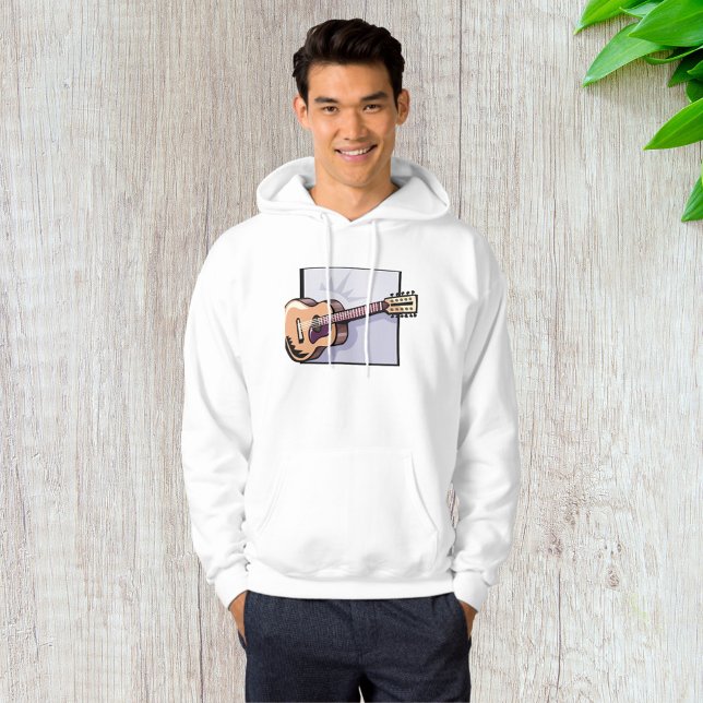 Retro Acoustic 12-String Guitar Hoodie (Skapare uppladdad)