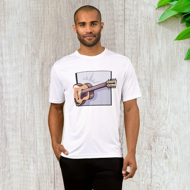 Retro Acoustic 12-String Guitar T Shirt (Skapare uppladdad)