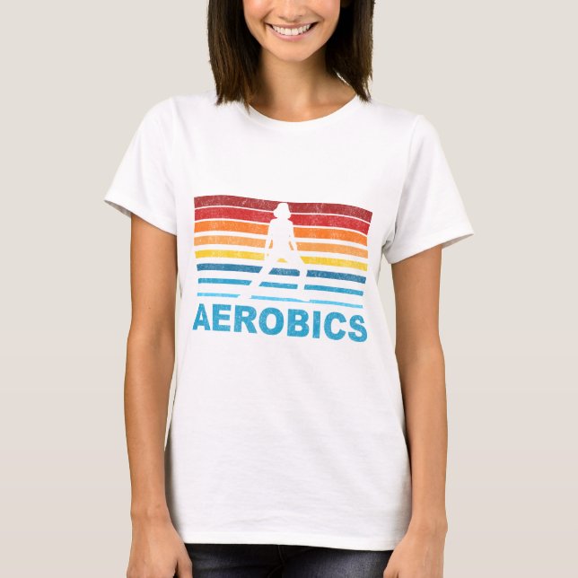 Retro Aerobics T Shirt (Framsida)
