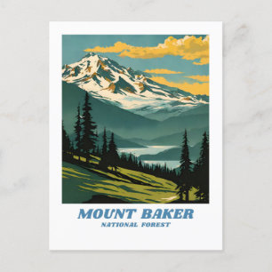Retro Aes, National Forest Illustration Vykort