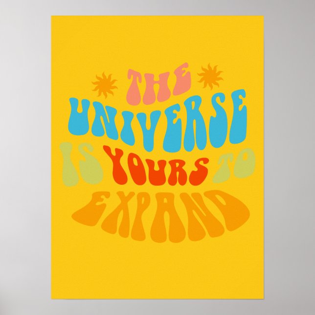 Retro Aesthetic Art for Tonåringar, Tweens, Dorms, Poster (Framsidan)