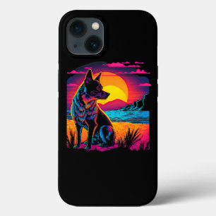 Retro Aesthetic Australian Cattle hund 17