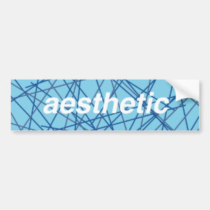 Retro Aesthetic Bumper Sticker! Bildekal