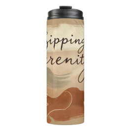 Retro Aesthetic Coffee Thermal Tumbler |