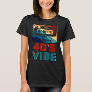 Retro Aesthetic Costume Party Outfit 40s Vibe T Shirt