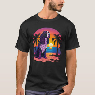 Retro Aesthetic English Springer Spain Hund_1 T Shirt