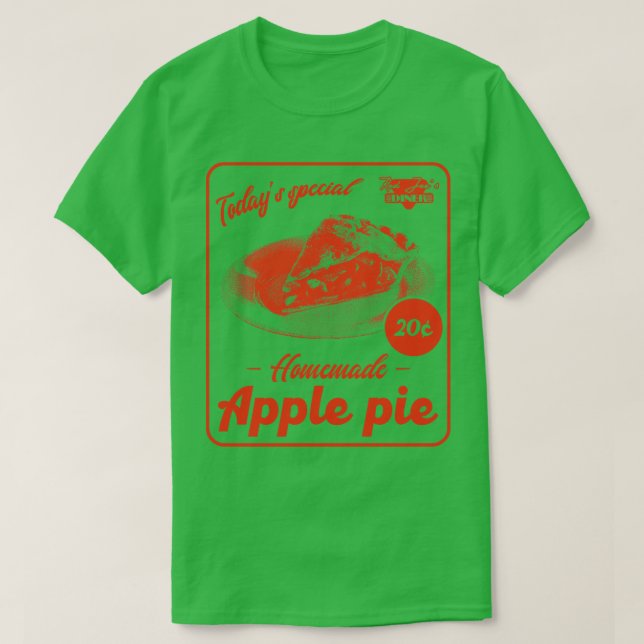 Retro Aesthetic Middag Ad T Shirt (Design framsida)