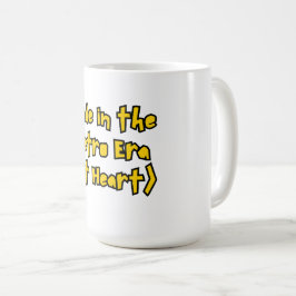 Retro Aesthetic Mug – Minimalist Vintage Typograph Kaffemugg