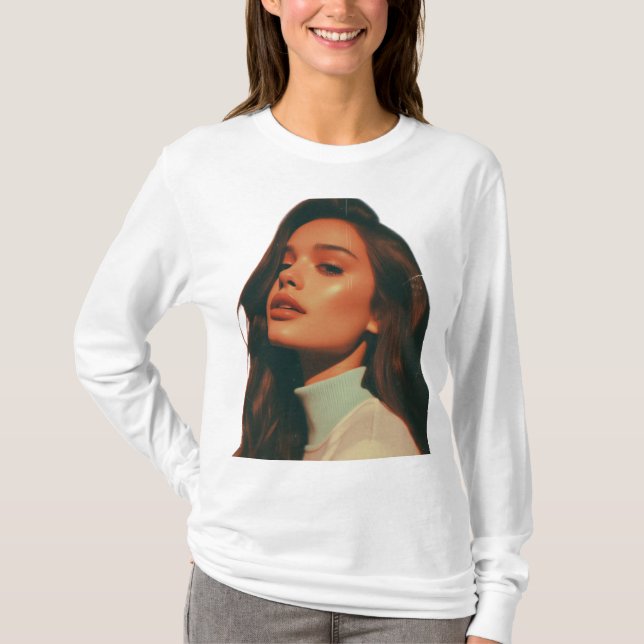 Retro Aesthetic Olivia Rodrigo T Shirt (Framsida)