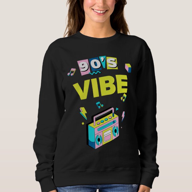 Retro Aesthetic Party 90s Vibe Nostalgic 90 T Shirt (Framsida)