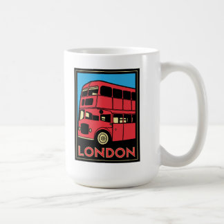 retro affisch för london westminster england art kaffemugg