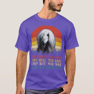 Retro Afghan Hound varje gång du gör varje måltid T Shirt