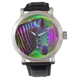 Retro Afrika 3 Alternativ för bevakning och numrer Armbandsur