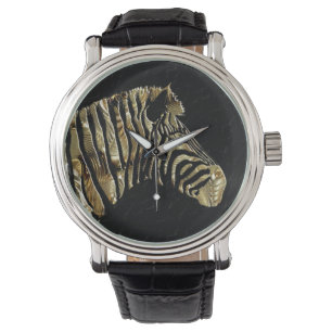 Retro Afrika 5 Alternativ för bevakning och numrer Armbandsur