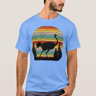 Retro Afrika Ostrich T Shirt